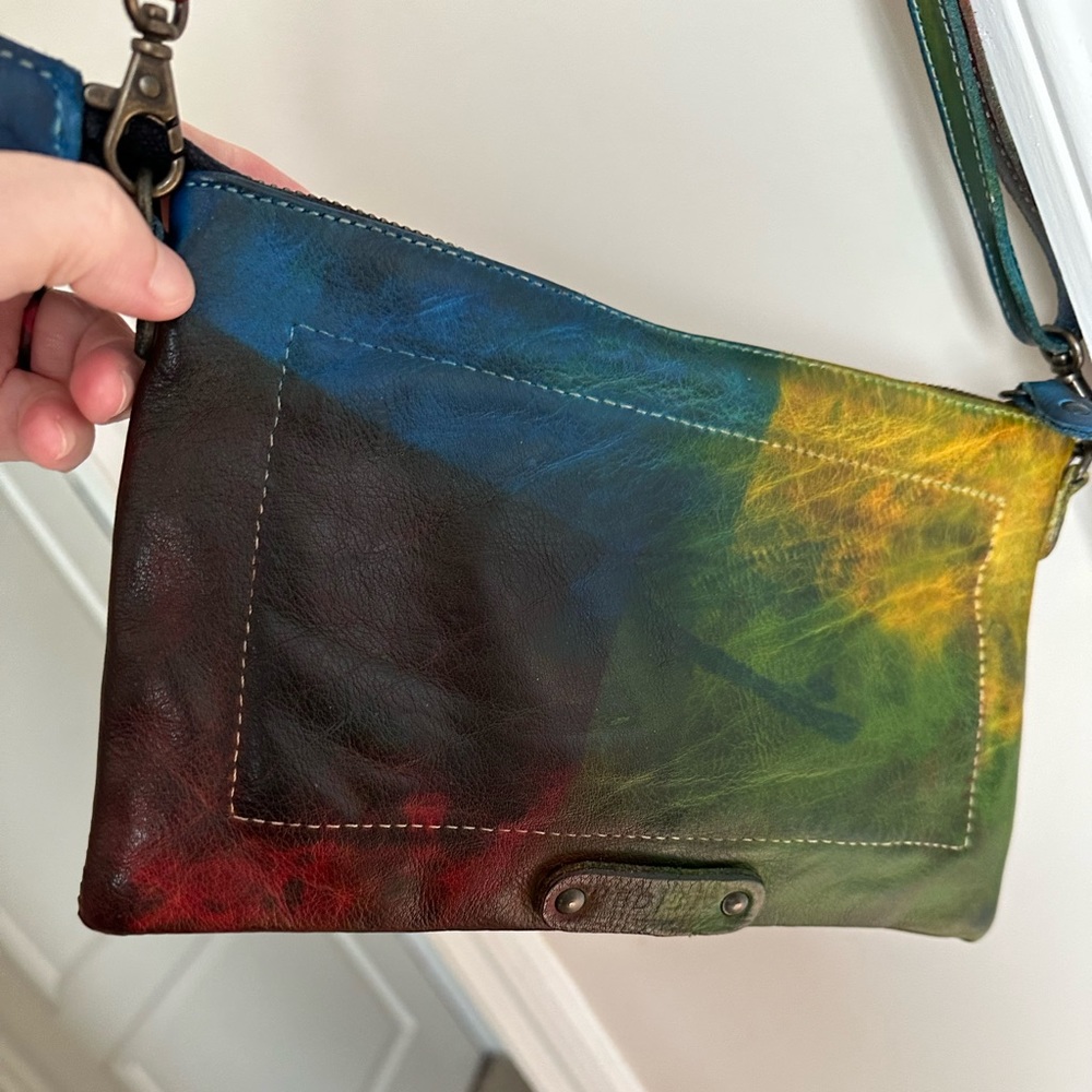 Bed stu Arena Crossbody, Monarch Lux color. This rare find is beautiful.